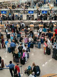 Travelers at Hartsfield-Jackson Atlanta International Airport (ATL) in Atlanta
