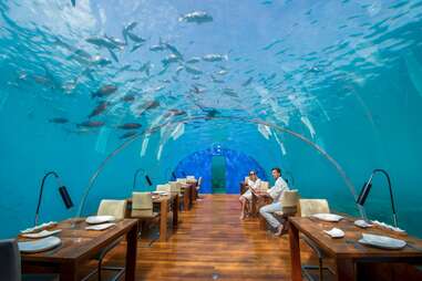 underwater dinning