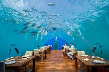 underwater dinning