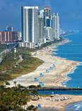 The beach of Bal Harbour Village sits at the northern tip of Miami Beach. The Haulover inlet seperates Miami Beach from Haulover Beach Park