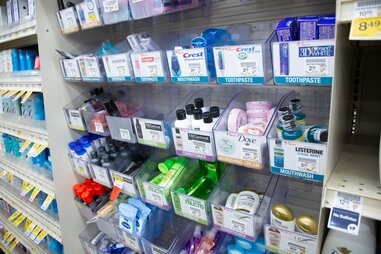 Travel-sized toiletries