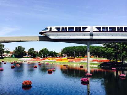 Disney World monorail