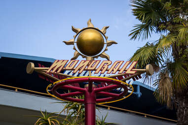 Disneyland Monorail sign