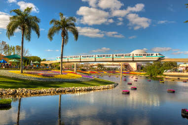 Disney World monorail