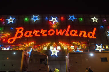 Illuminated Barrowland sign