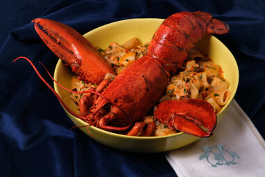 Whole Lobster Vodka Fra Diavolo at Superfrico by Spiegelworld