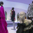 Installation view, Africa Fashion. Brooklyn Museum, June 23 – October 22, 2023.