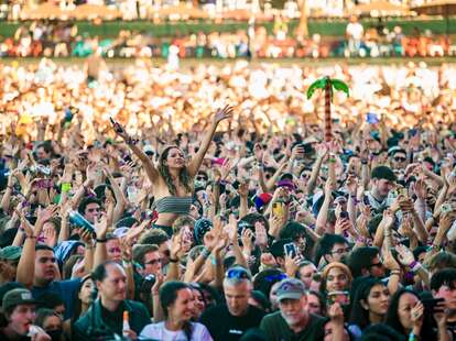 Crowd enjoying music at the Golden Sky Festival in [current year]