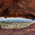 Hole-in-the-Rock in Papago Park Phoenix