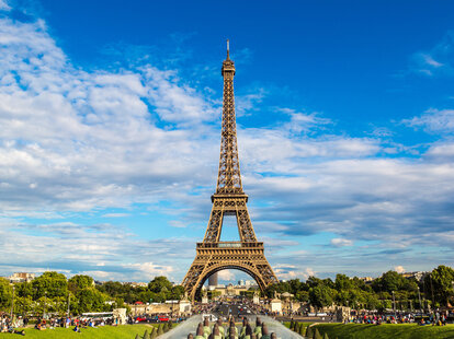 The Eiffel Tower, the most visited monument in France and the most famous symbol of Paris.