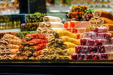 turkish delight at a bazaar