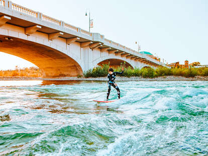 river surfing