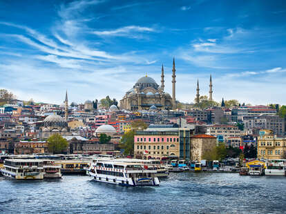 Istanbul the capital of Turkey, eastern tourist city.