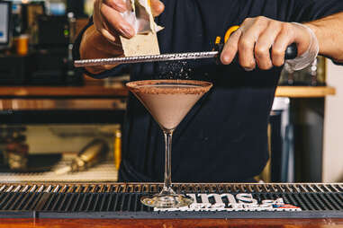Choco Martini at Chocobar Cortés, a great drink pairing with NYC Restaurant Week deals