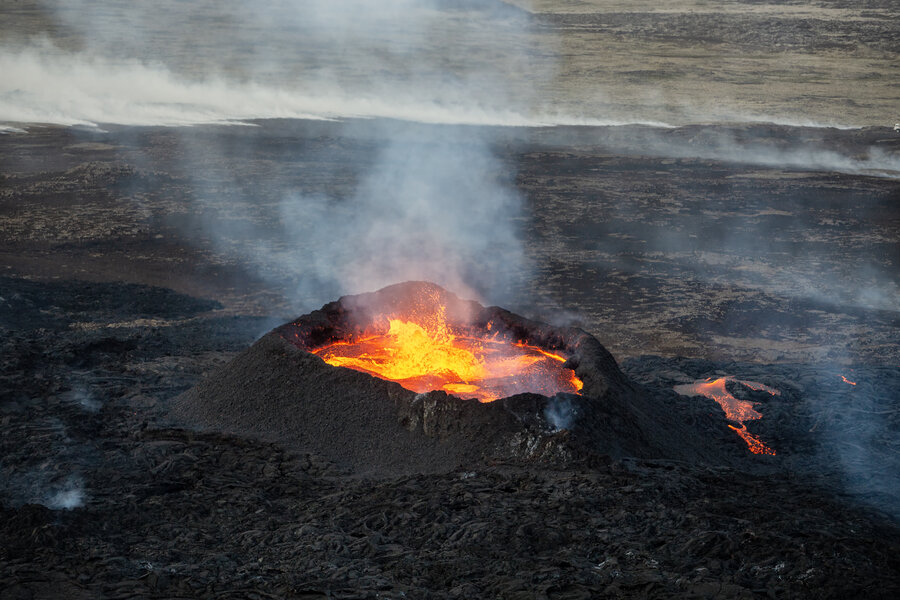 Watch This New Baby Volcano Erupt in Real Time in Iceland - Thrillist