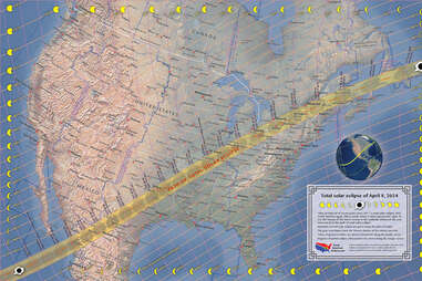 nasa solar eclipse map united states 2024