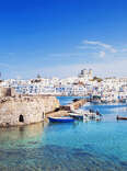 Picturesque Naousa village, Paros island, Cyclades, Greece.