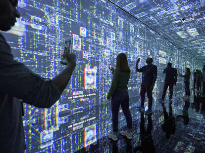 The Cyber Infinity Room at the International Spy Museum