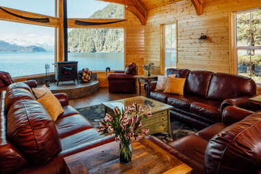 main lodge at Kenai Fjords Wilderness Lodge