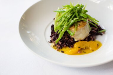 plate of elegant food