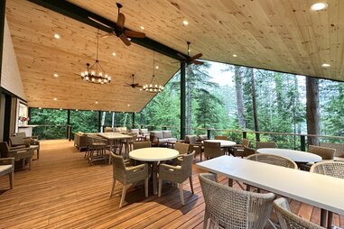 Quisisana Resort porch