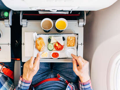 Airplane meal