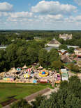 An aerial view of the park in Efteling on August 9, 2023 in Kaatsheuvel, Netherlands