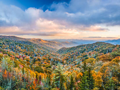 tennessee's great smoky mountains in the fall
