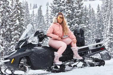 Chastity Garner Valentine in the snow