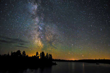 stars and planets over northern minnesota