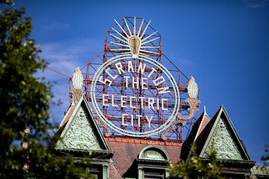 Scranton electric city sign