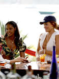 cast of real housewives new york city on vacation in Anguilla
