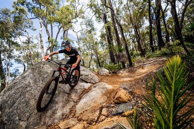 mountain biking in collie, australia
