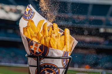 New food at Astros games: Pupusa dogs, funnel cake fries