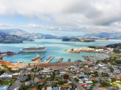 cruise ship on dock