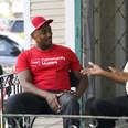 Back at Old Job, Anthony Mackie Lends Star Power to New Orleans’ Post-Ida Roof Repair Effort