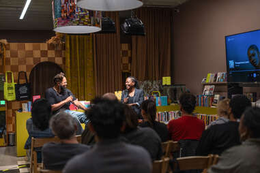 Book reading at Reparations Club in West Adams