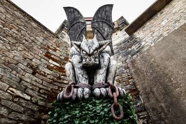 gargoyle at eastern state penitentiary