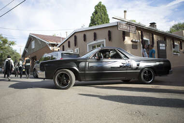 black el camino vintage car in new mexico