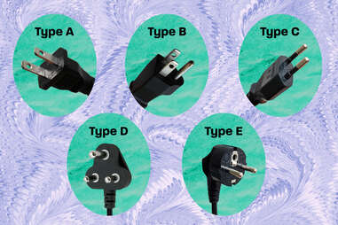 examples of plug types a, b, c, d, e