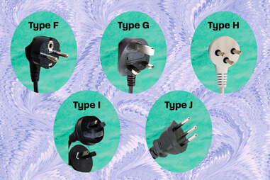 examples of plug types f, g, h, i, j