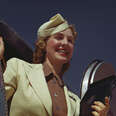 American Airlines stewardess in the 1950s
