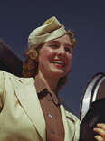 American Airlines stewardess in the 1950s