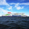 stena line ferry at sea