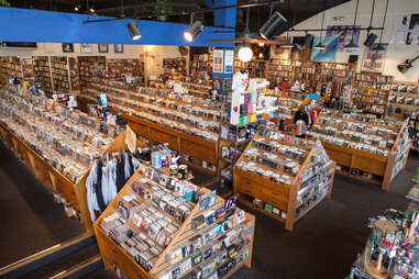 Waterloo records shop full of vinyl