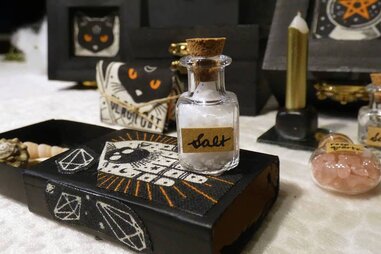 occult items on display at Buckland Museum of Witchcraft & Magick