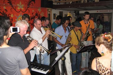 musicians at North Gate Jazz Co-Op, Chiang Mai, Thailand