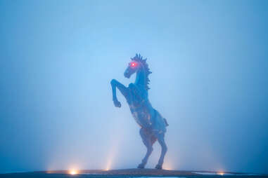 Horse at Denver International Airport