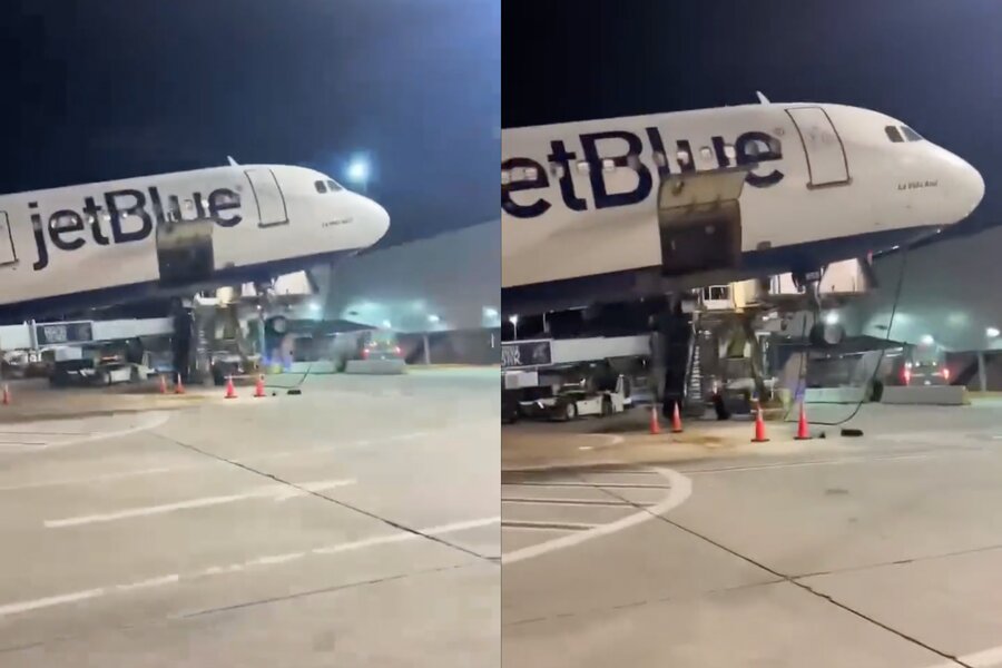 JetBlue Plane Tipped While Passengers Disembarked At JFK Airport ...