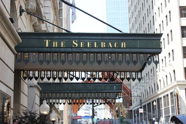 front awning of seelbach hotel